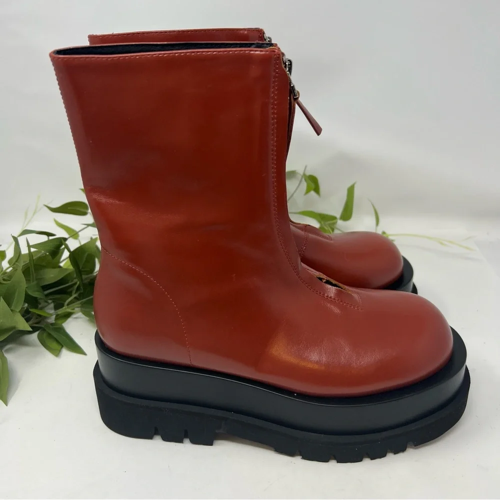 New Jeffrey Campbell Dozed Platform Chunky Boots Size 7 - Picture 4 of 8